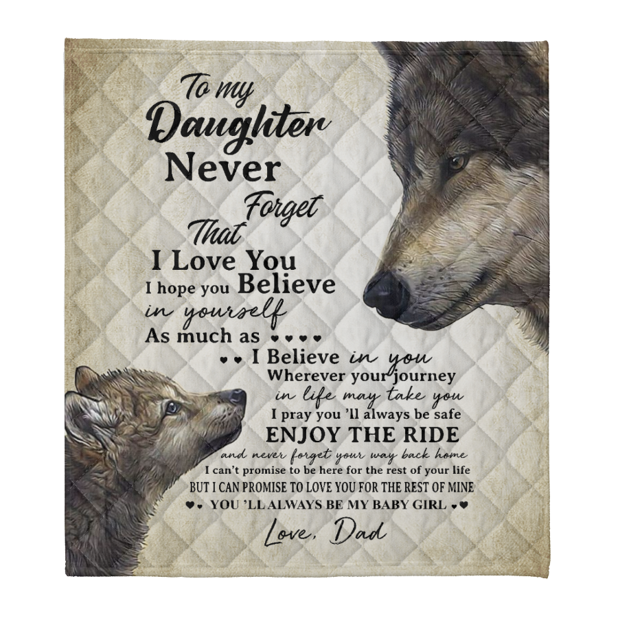 Gift For Daughter Blanket, To My Daughter As Much As I Believe In You 1641288911364.png