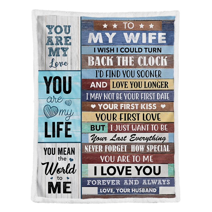 Gift For Wife Blanket, To My Wife You Are My Love 1641289018527.png