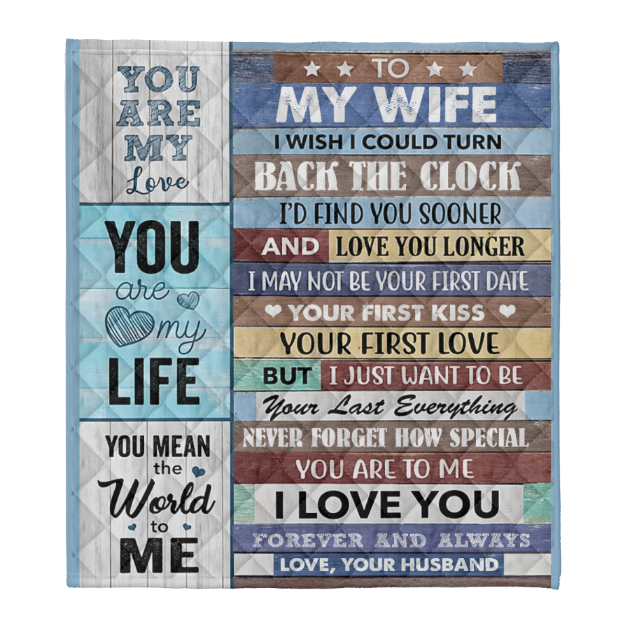 Gift For Wife Blanket, To My Wife You Are My Love 1641289025107.png