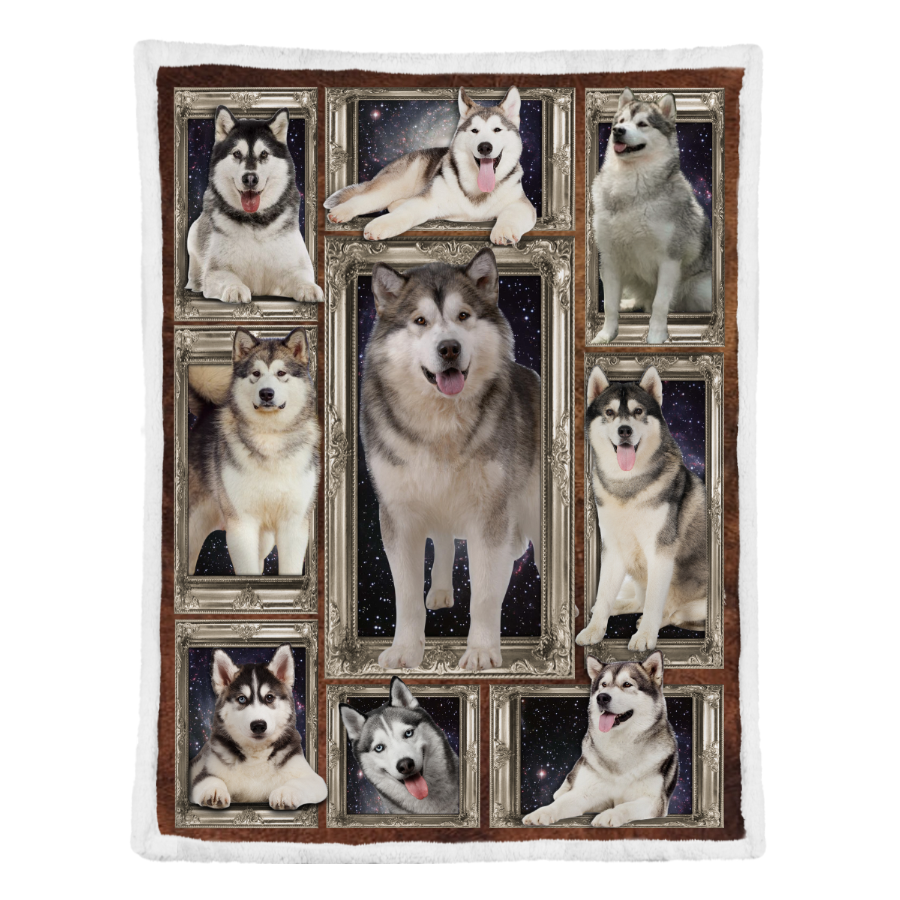 Dog Blanket, Gift For Husky Lover 1641289254628.png