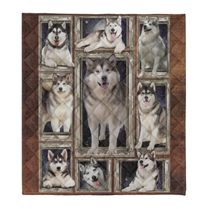 Dog Blanket, Gift For Husky Lover 1641289258686.png