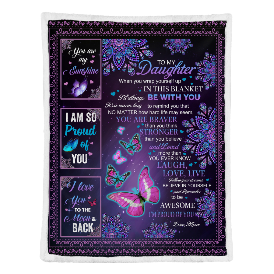 Gift For Daughter Blanket, Wrap Yourself Up I Am So Proud Of You 1641354860078.png
