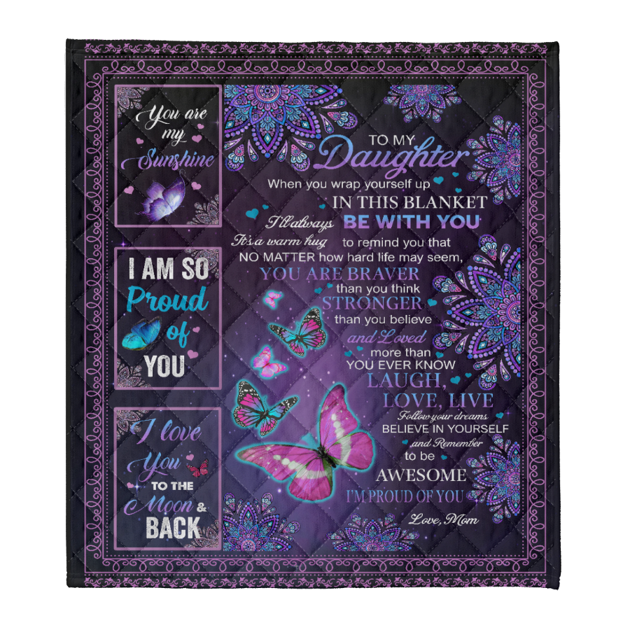 Gift For Daughter Blanket, Wrap Yourself Up I Am So Proud Of You 1641354867759.png