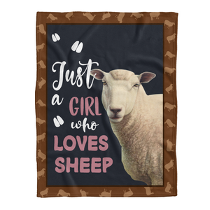 Sheep Blanket, Just A Girl Who Loves Sheep, Gift For Sheep Lovers 1641371713757.png