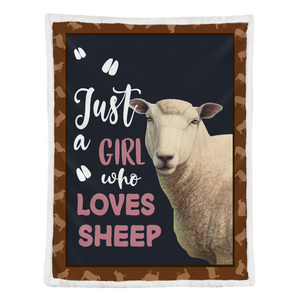 Sheep Blanket, Just A Girl Who Loves Sheep, Gift For Sheep Lovers 1641371721394.png