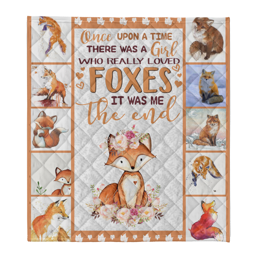 There Was A Girl Who Really Loved Foxes Blanket Gift For Foxe Lovers Birthday Gift Home Decor Bedding Couch Sofa Soft And Comfy Cozy 1641439036962.png
