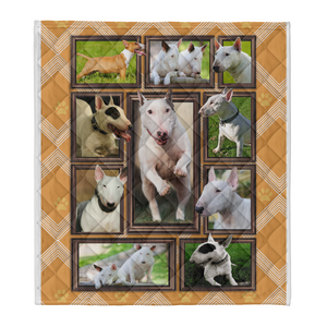 Amazing Bull Terrier Fleece Blanket 1641441783194.png