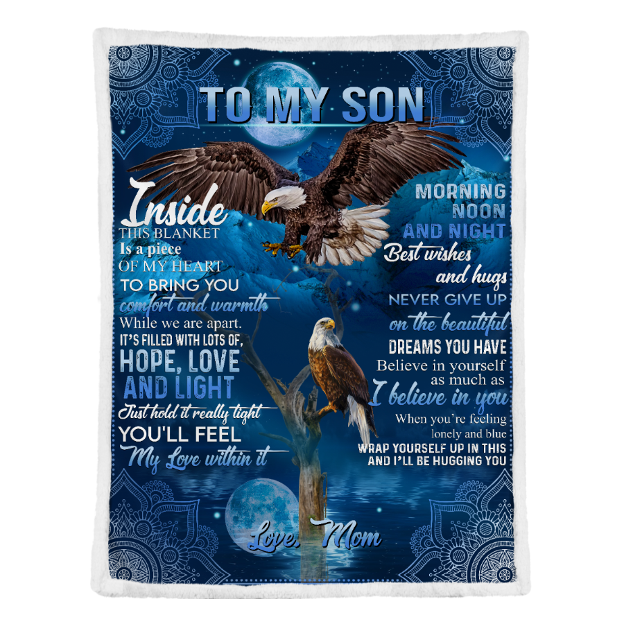 Gift For Son Blanket, To My Son Flying Eagle Fleece Blanket Home Decor Bedding Couch Sofa Soft And Comfy Cozy Fleece Blanket Home Decor Bedding Couch Sofa Soft And Comfy Cozy 1641442283939.png