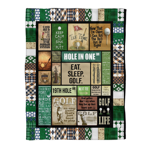 Golf Blanket, Golf Is Life, Eat Sleep Golf, Gift For Golfer, Golf Lover 1641443477944.png