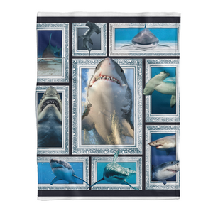 Shark Fleece Blanket Throw Blanket 1641445173254.png