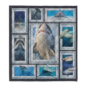 Shark Fleece Blanket Throw Blanket 1641445178634.png