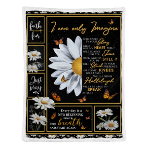 God - Daisy Flower And Butterfly - I Can Only Imagine - Fleece Blanket Gift For Family Friends Birthday Gift Home Decor Bedding Couch Sofa Soft 1641453600973.png