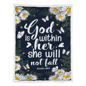 Daisy - God Is Within Her, She Will Not Fall Fleece Blanket, Gift For Family & Friends Birthday Gift Home Decor Bedding Couch Sofa Soft And Comfy Cozy 1641454088856.png