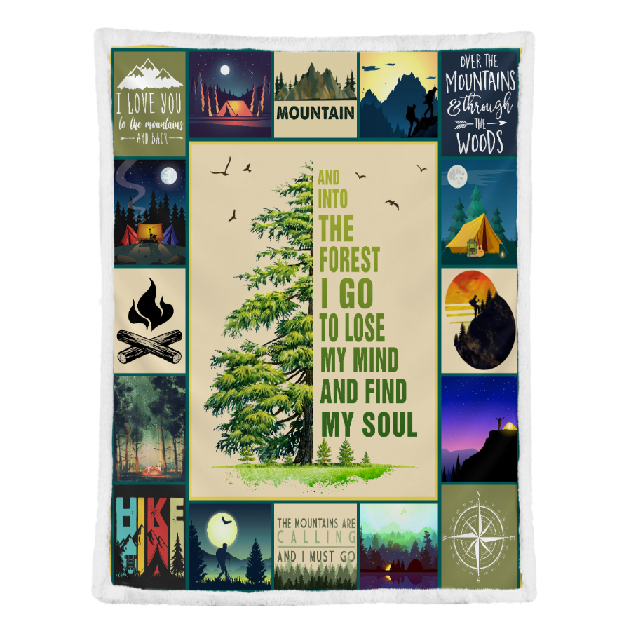 And Into The Forest I Go To Lose My Mind And Find My Soul Fleece Blanket Gift For Hiking Lovers Home Decor Bedding Couch Sofa Soft And Comfy Cozy 1641455300851.png