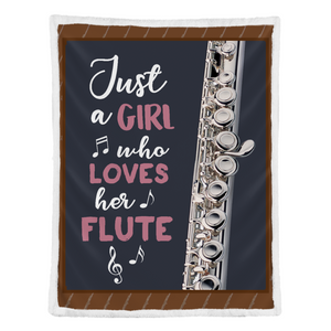 Flute Blanket, Just A Girl Who Loves Her Flute 1641523797251.png