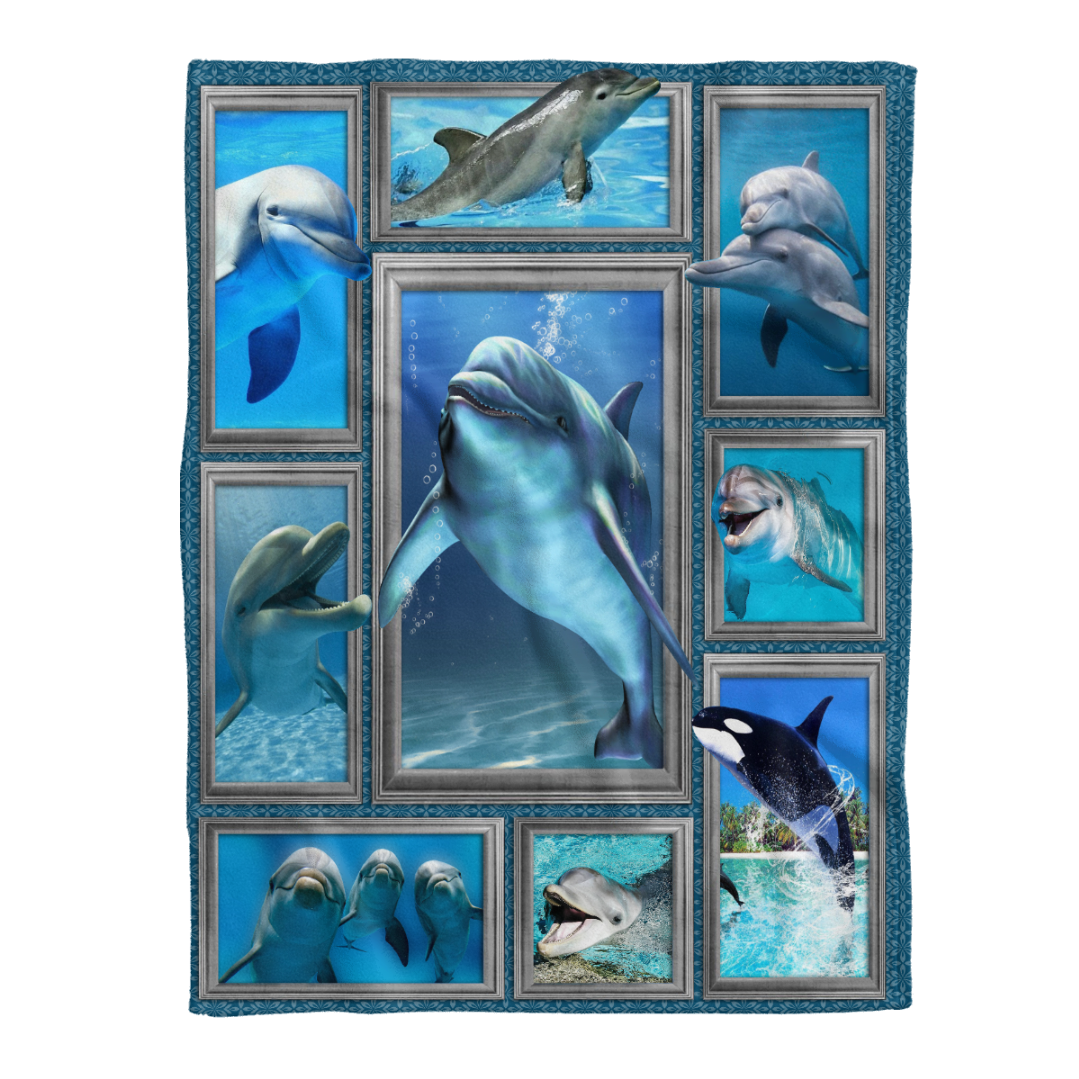 Dolphin Ocean Wildlife Blanket Gift For Dolphin Lovers Birthday Gift Home Decor Bedding Couch Sofa Soft And Comfy Cozy 1641541628509.png