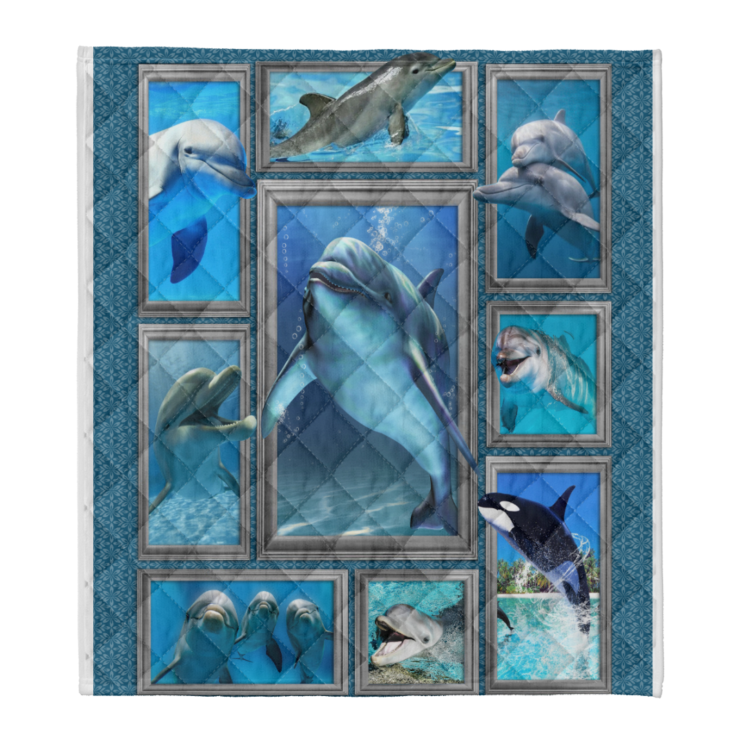 Dolphin Ocean Wildlife Blanket Gift For Dolphin Lovers Birthday Gift Home Decor Bedding Couch Sofa Soft And Comfy Cozy 1641541634188.png