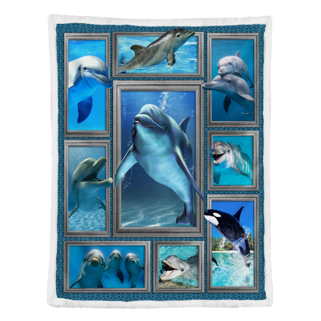 Dolphin Ocean Wildlife Blanket Gift For Dolphin Lovers Birthday Gift Home Decor Bedding Couch Sofa Soft And Comfy Cozy 1641541638928.png