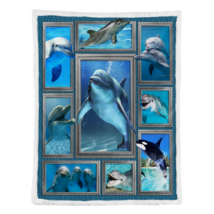 Dolphin Ocean Wildlife Blanket Gift For Dolphin Lovers Birthday Gift Home Decor Bedding Couch Sofa Soft And Comfy Cozy 1641541638928.png