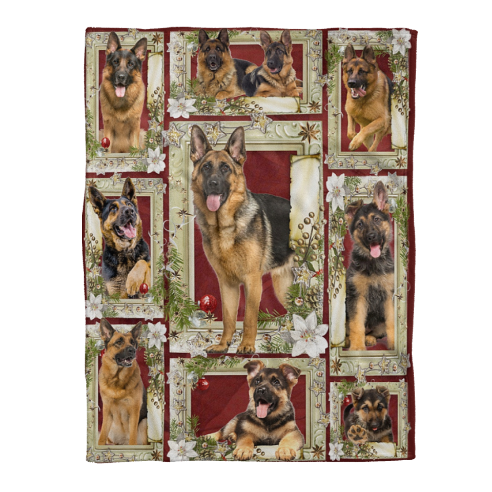 German Shepherd Blanket, Dog German Shepherd All Poses 1641546393904.png