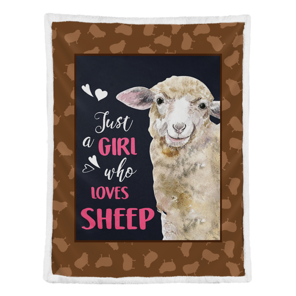 Just A Girl Who Loves Sheep Farmer Fleece Blanket Gift For Sheep Lovers Famer Home Decor Bedding Couch Sofa Soft And Comfy Cozy 1641548823695.png