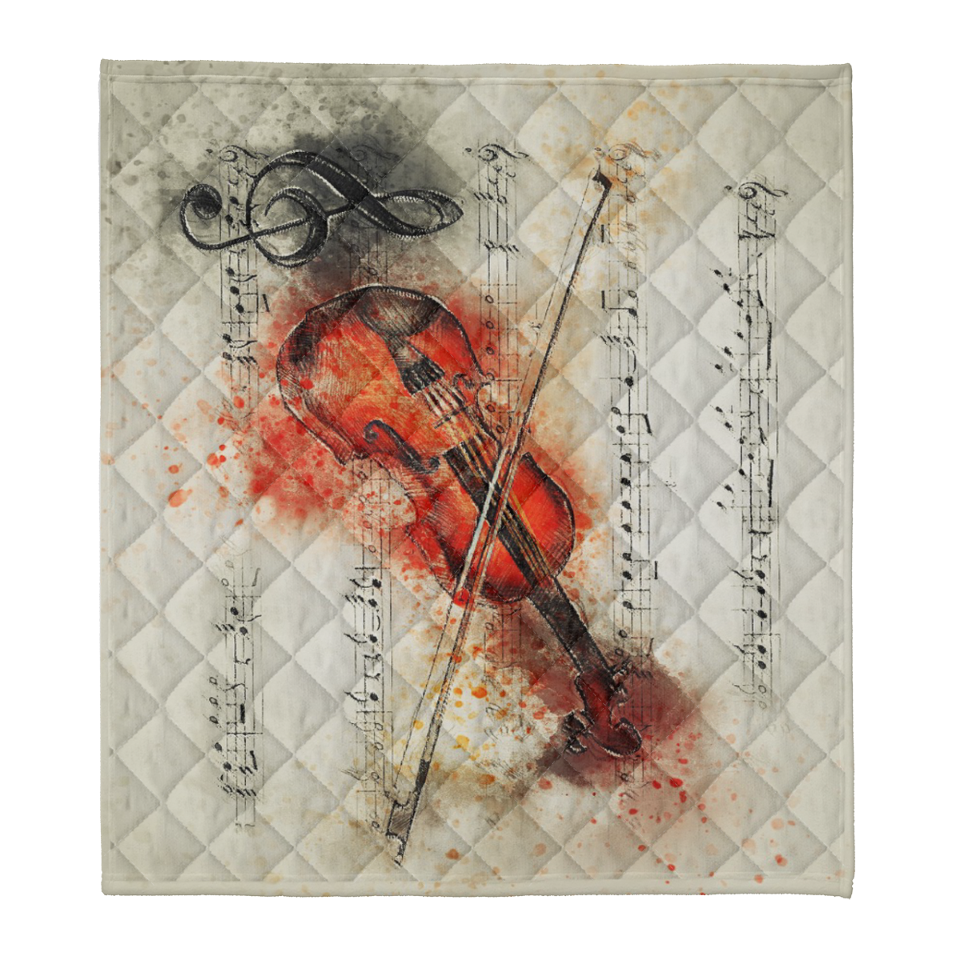 Violin Blanket Fiddle Blanket Violin Throw Blanket Violin Fleece Blanket Violin Adult Blanket Violin Kid Blanket 1641608056990.png