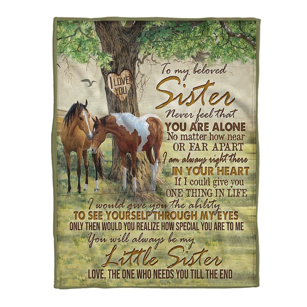 Gift For Sister Blanket, To My Sister Fleece Blanket You Always Be My Little Sister How Special You Are To Me 1641616173613.png