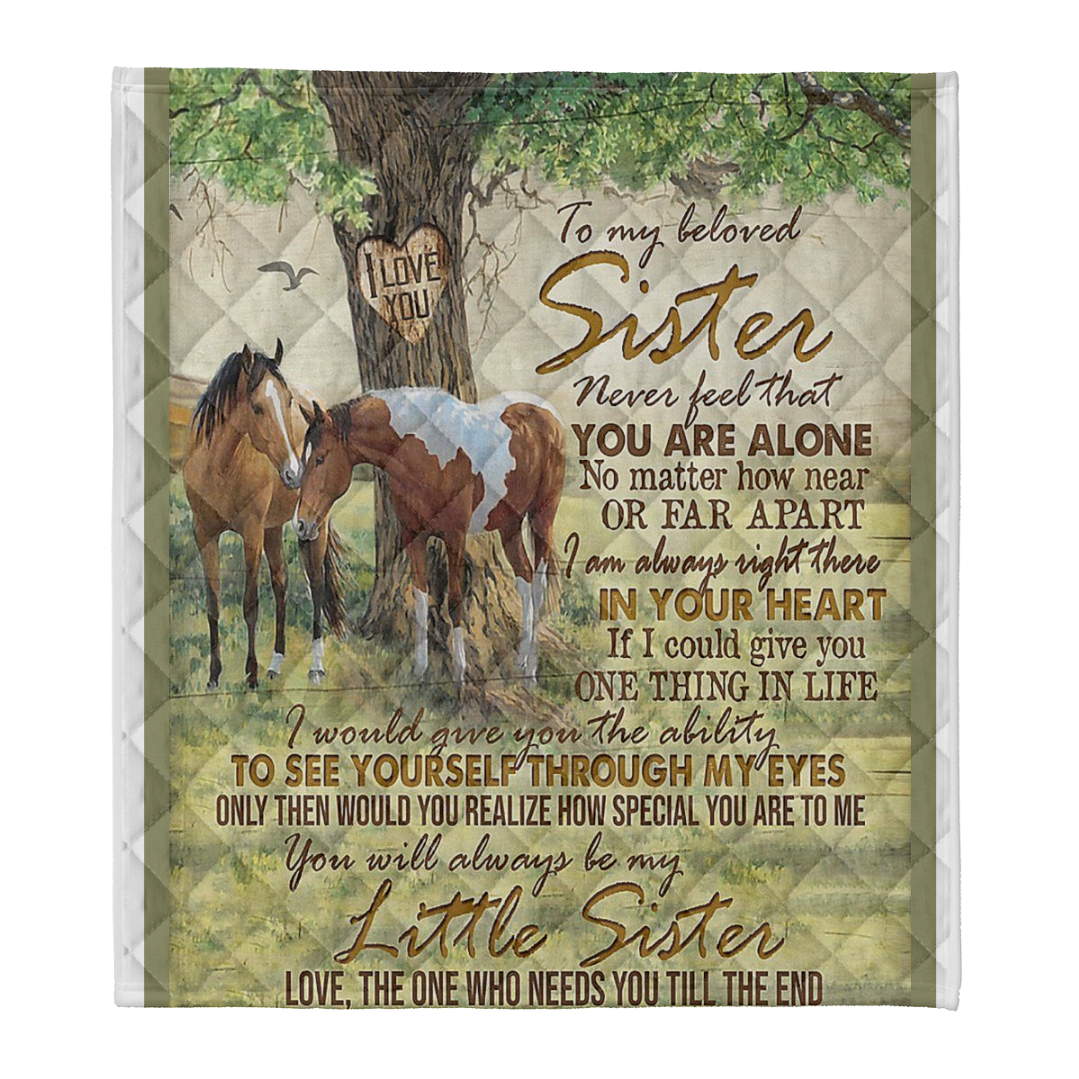 Gift For Sister Blanket, To My Sister Fleece Blanket You Always Be My Little Sister How Special You Are To Me 1641616179892.png