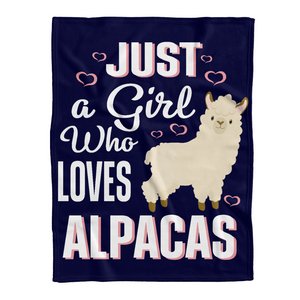 Best Valentine Gift For Girlfriend, Alpacas Blanket, Just A Girl Who Loves. Gift For Girlfriend Family Home Decor Bedding Couch Sofa Soft And Comfy Cozy 1641780494294.png