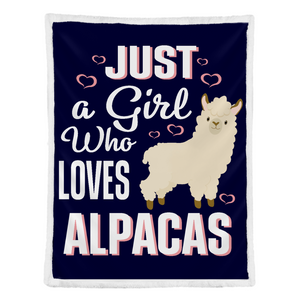 Best Valentine Gift For Girlfriend, Alpacas Blanket, Just A Girl Who Loves. Gift For Girlfriend Family Home Decor Bedding Couch Sofa Soft And Comfy Cozy 1641780503554.png