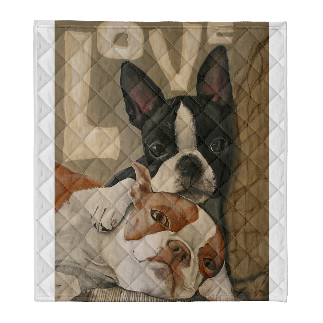 Boston Terrier Blanket, Gift For Boston Terrier Dog Lovers 1641782477827.png