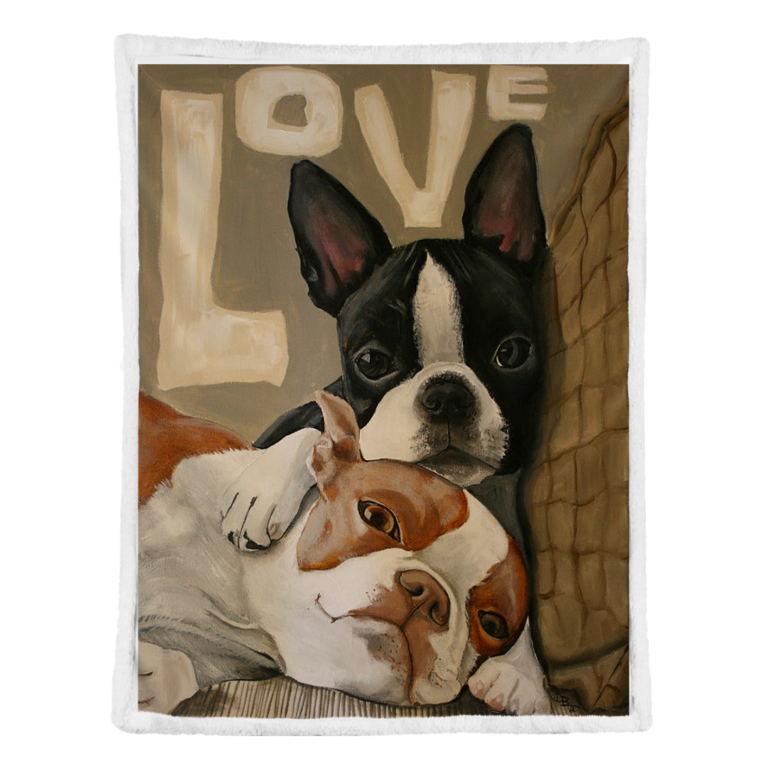 Boston Terrier Blanket, Gift For Boston Terrier Dog Lovers 1641782482668.png