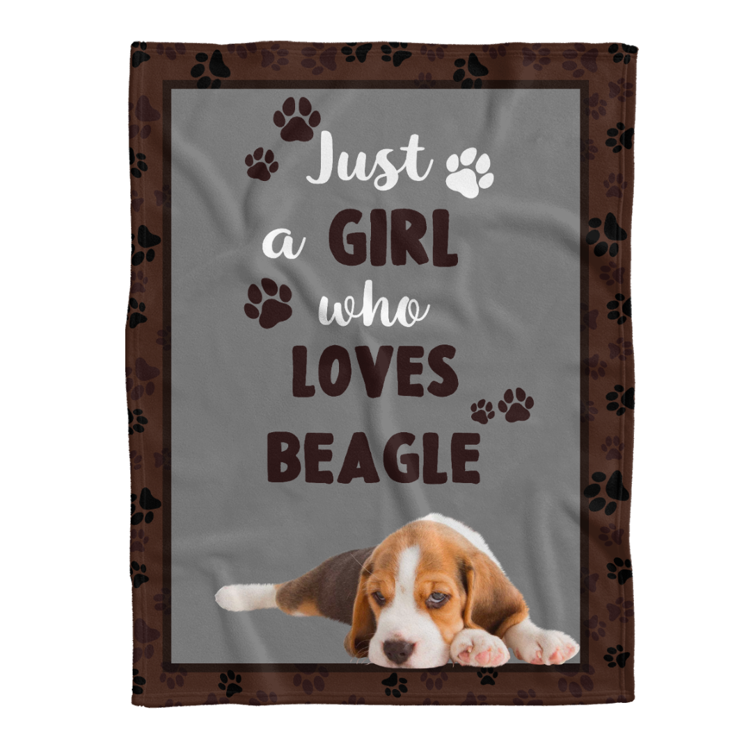 Just A Girl Who Loves Beagle Cute Blanket Gift For Beagle Dog Lovers Birthday Gift Home Decor Bedding Couch Sofa Soft And Comfy Cozy 1641784438514.png