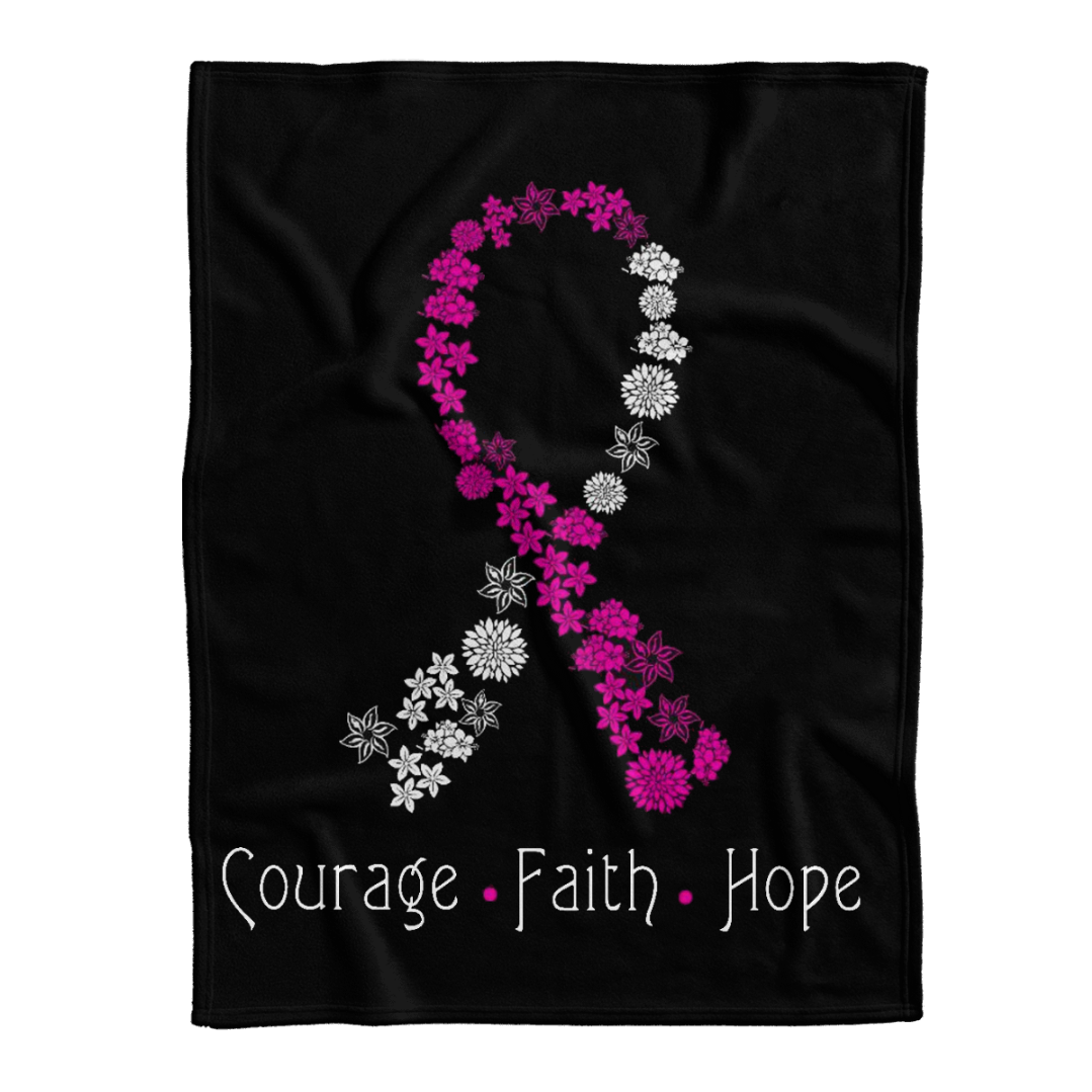 Breast Cancer Blanket, Courage Faith Hope Blanket, Fight Cancer Blanket, Cancer Survivor Blanket 1641785104776.png
