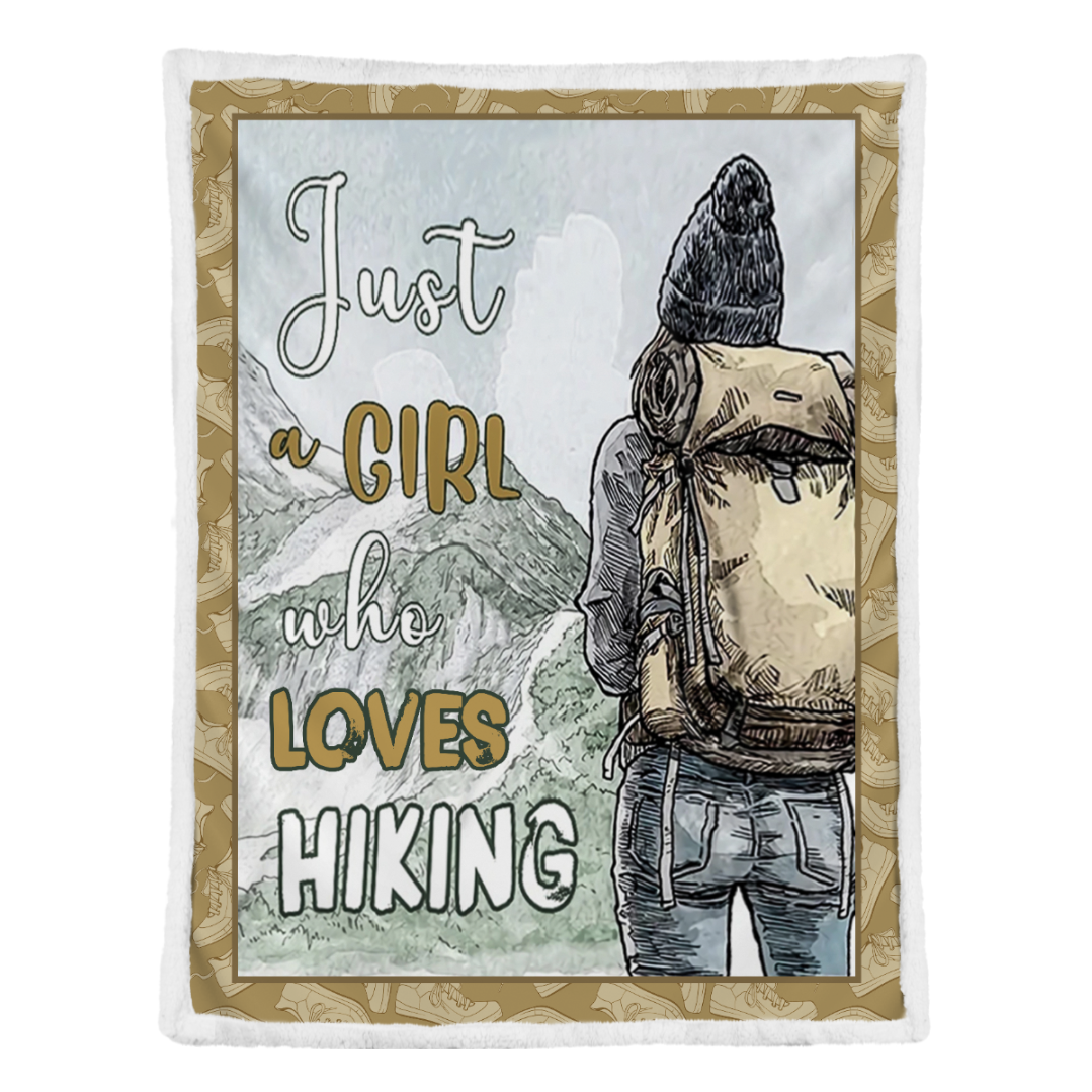 Hiking Blanket, Just A Girl Who Loves Hiking Blanket Gift For Hiking Lovers 1641786715886.png