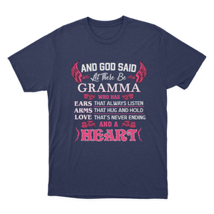 Gramma Grandma Gift - and God Said Let There Be Gramma T-shirt | Gramma Grandma 1641870652235.png