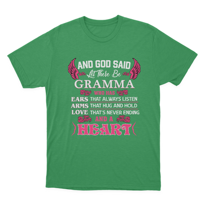 Gramma Grandma Gift - and God Said Let There Be Gramma T-shirt | Gramma Grandma 1641870665095.png