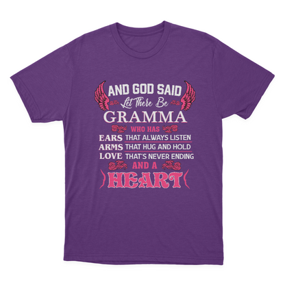 Gramma Grandma Gift - and God Said Let There Be Gramma T-shirt | Gramma Grandma 1641870671656.png