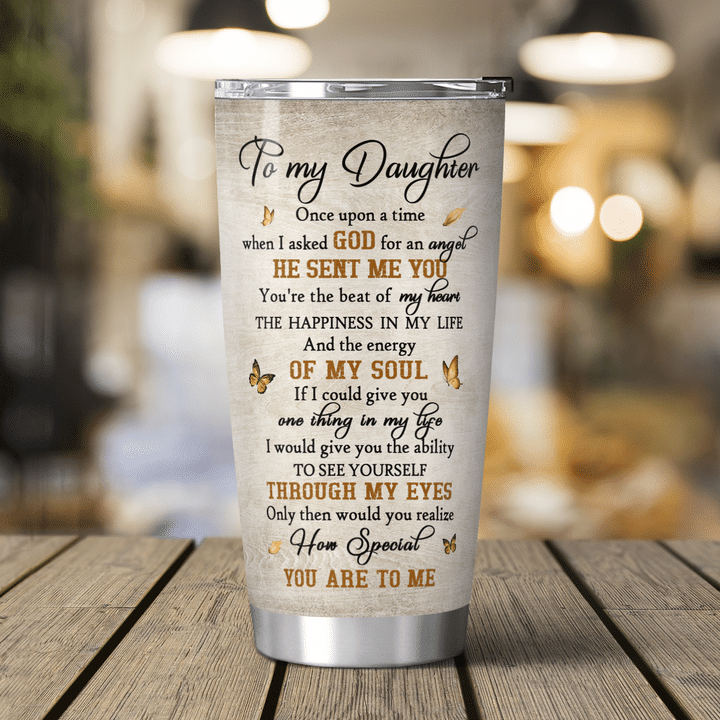 To My Daughter You Are Always My Little Girt Butterfly Sunflower Cross Tumbler Birthday Gift For Daughter From Mom 1641960901228.png