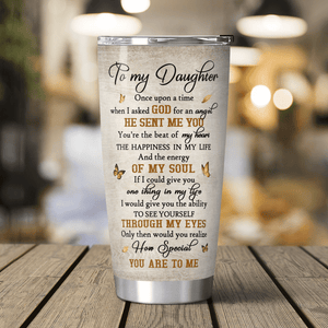 To My Daughter You Are Always My Little Girt Butterfly Sunflower Cross Tumbler Birthday Gift For Daughter From Mom 1641960901228.png