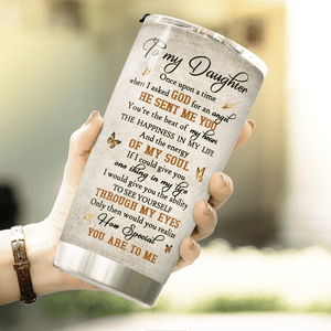 To My Daughter You Are Always My Little Girt Butterfly Sunflower Cross Tumbler Birthday Gift For Daughter From Mom 1641960901830.png