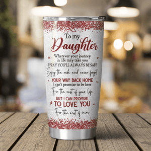 Colorful Tree To My Daughter Never Forget Your Way Back Home Tumbler Gift For Daughter From Mom 1641962520528.png