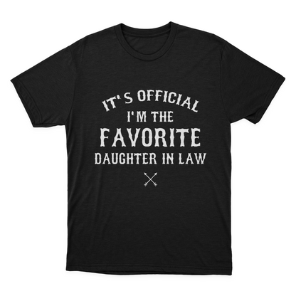 Favorite Daughter in Law Funny Gift from Father in Law Mother in Law T-shirt  1641970137350.png
