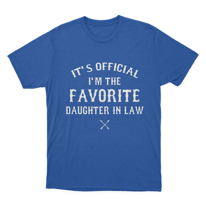Favorite Daughter in Law Funny Gift from Father in Law Mother in Law T-shirt  1641970145407.png