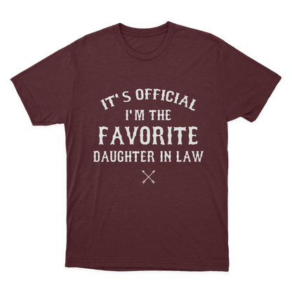 Favorite Daughter in Law Funny Gift from Father in Law Mother in Law T-shirt  1641970170746.png
