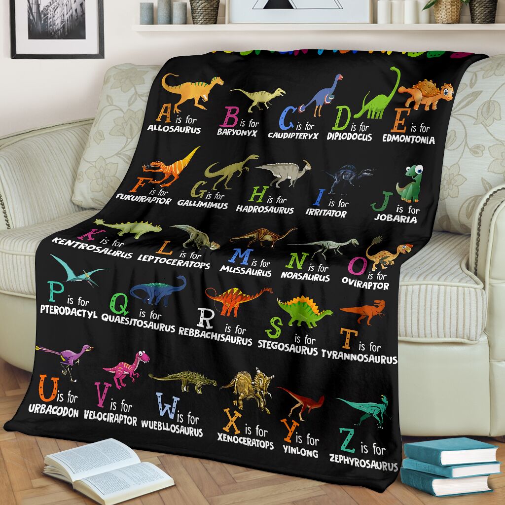 Dinosaur Alphabet Blanket Gift For Dinosaur Lovers Baby Kids Birthday Gift Home Decor Bedding Couch Sofa Soft And Comfy Cozy 1642472829975.jpg