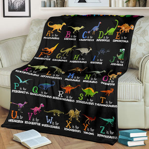 Dinosaur Alphabet Blanket Gift For Dinosaur Lovers Baby Kids Birthday Gift Home Decor Bedding Couch Sofa Soft And Comfy Cozy 1642472829975.jpg