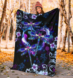 Beautiful Dragonfly Purple Blanket Gift For Dragonfly Lovers Birthday Gift Home Decor Bedding Couch Sofa Soft And Comfy Cozy 1642565082402.jpg