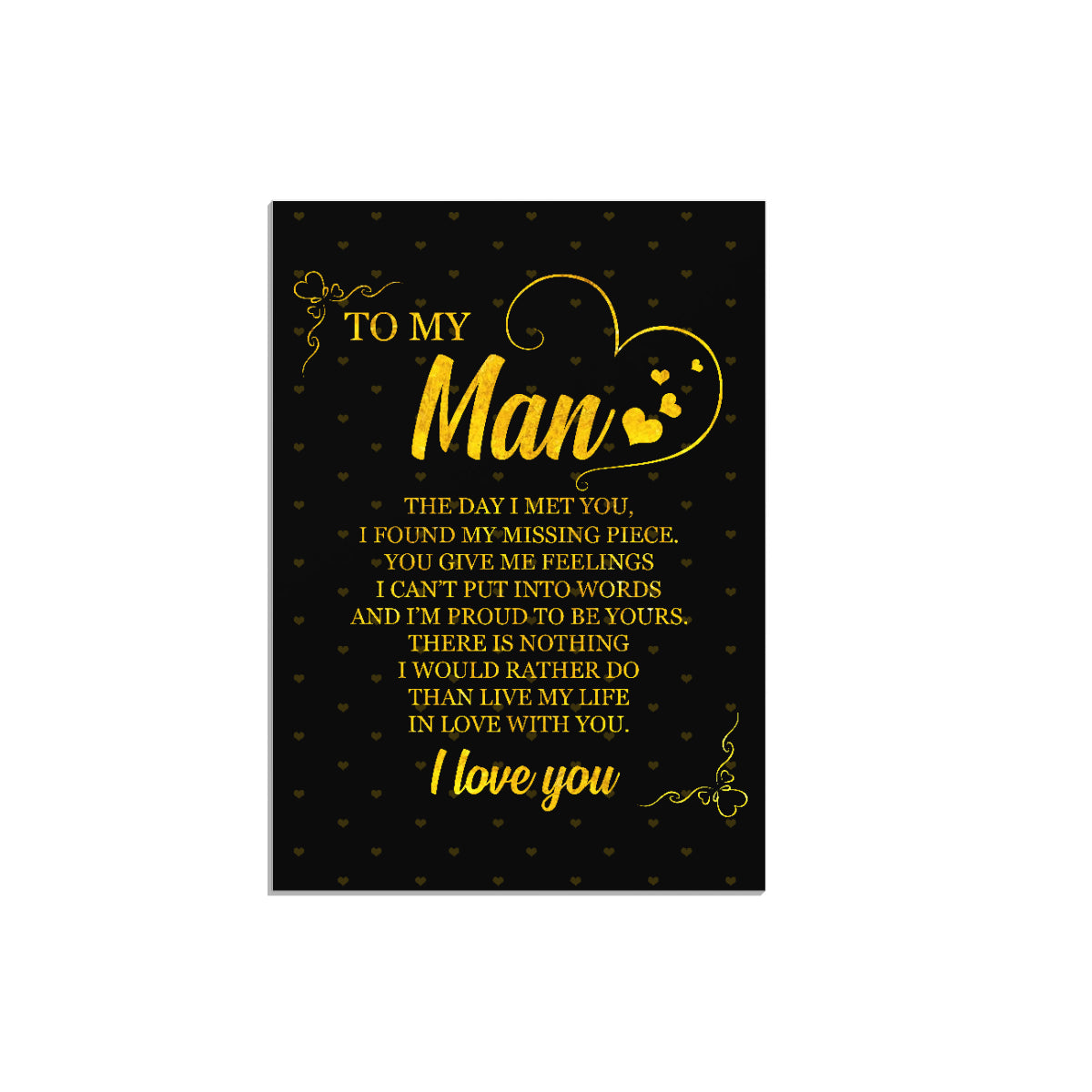 To My Man I Love You Gift For Husband Boyfriend Birthday Gift  1645606140395.jpg