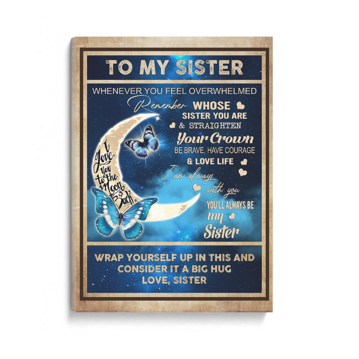 To My Sister Canvas, You Always Be My Sister 1645695868935.jpg
